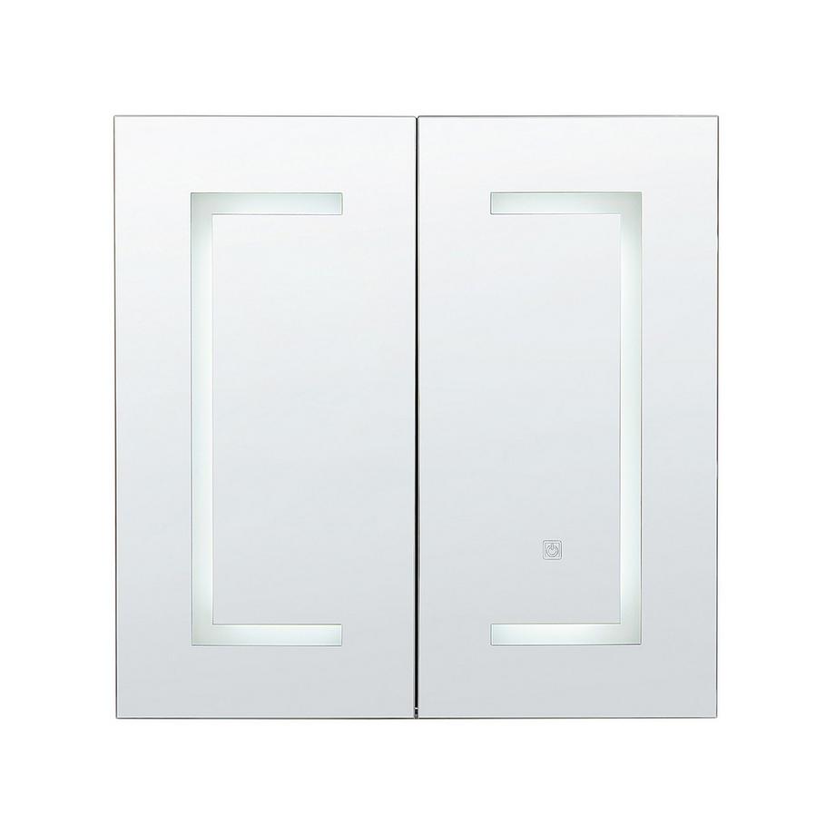 Beliani Bad-Spiegelschrank aus Sperrholz Klassisch MAZARREDO  