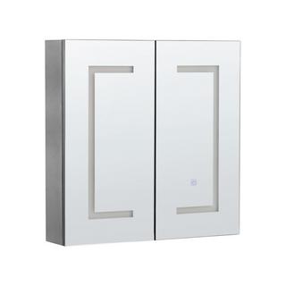 Beliani Bad-Spiegelschrank aus Sperrholz Klassisch MAZARREDO  