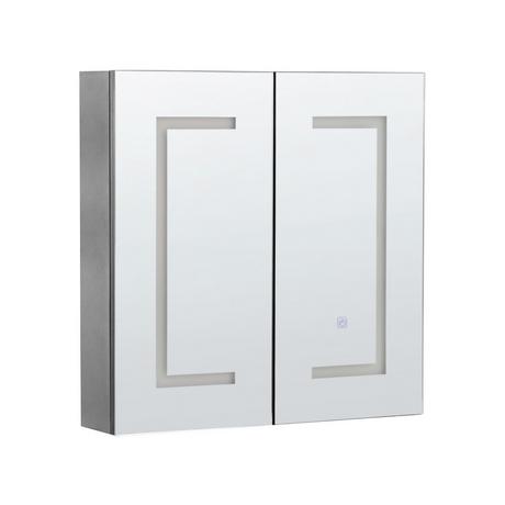 Beliani Bad-Spiegelschrank aus Sperrholz Klassisch MAZARREDO  