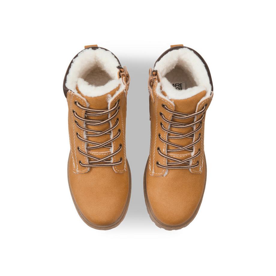 La Redoute Collections  Bottines fourrées à lacets et zippées 