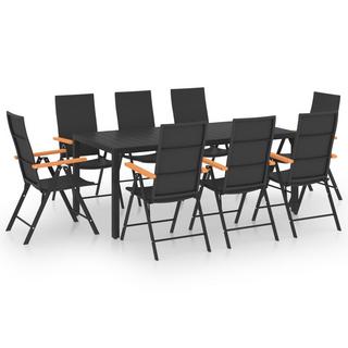 VidaXL set da pranzo Polirattan  