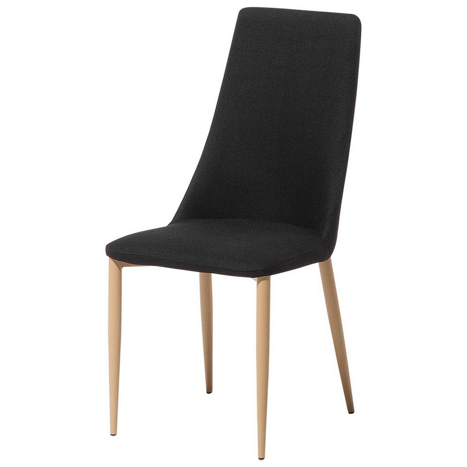 Beliani Set di 2 sedie da pranzo en Tessuto Classico CLAYTON  