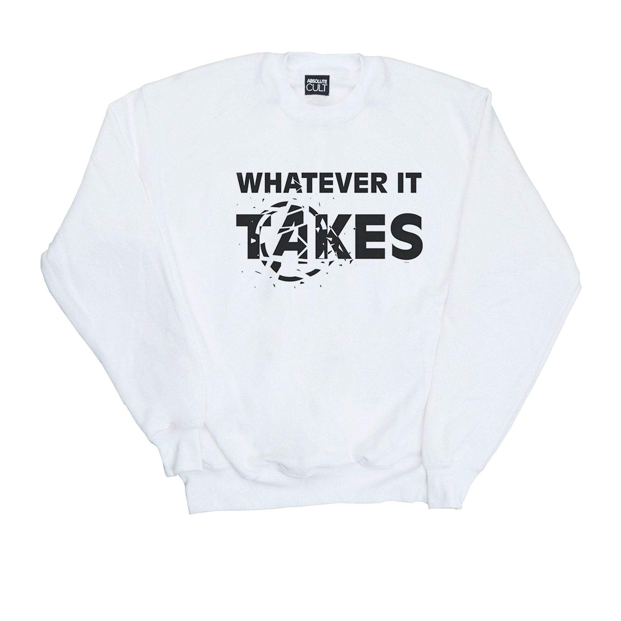 Image of Avengers Endgame Whatever It Takes Sweatshirt Damen Weiss XXL