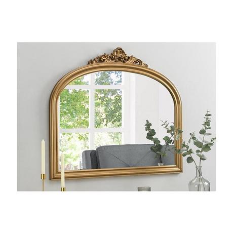 OZAIA Miroir en bois de paulownia EYOB 107 Doré  