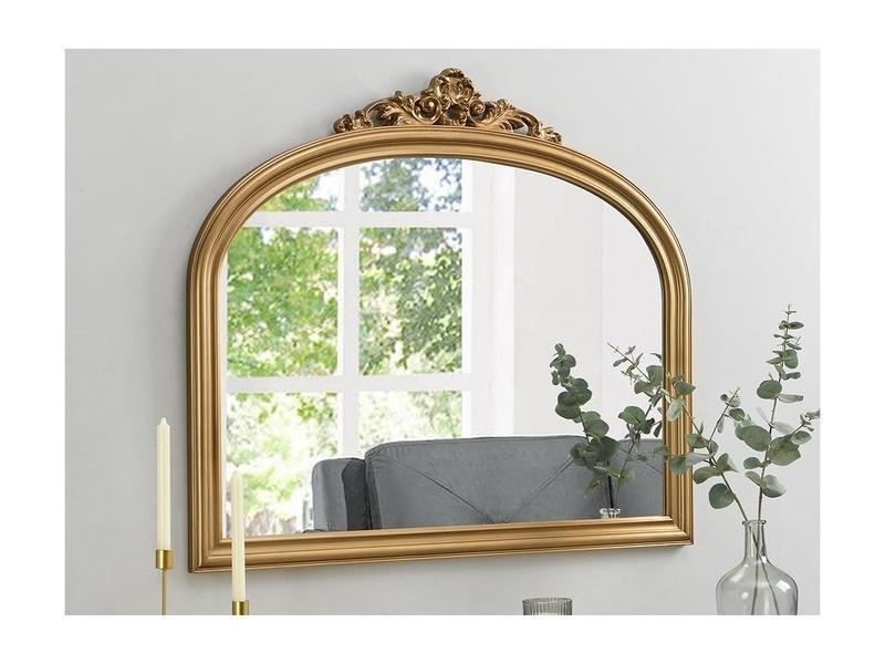 OZAIA Miroir en bois de paulownia EYOB 107 Doré  