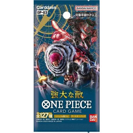 Bandai  Mighty Enemies Booster Pack OP-03 - One Piece Card Game - JP 