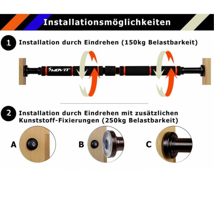 Image of Klimmzugstange Unisex Rot Bunt ONE SIZE