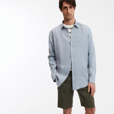 La Redoute Collections Signature Camicia Dritta Lino Maniche Lunghe  