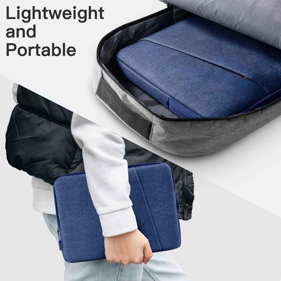 Only-bags.store  Laptoptasche , Wasserdichte Laptoptasche Stoßsichere Laptoptasche mit Zubehörtasche 