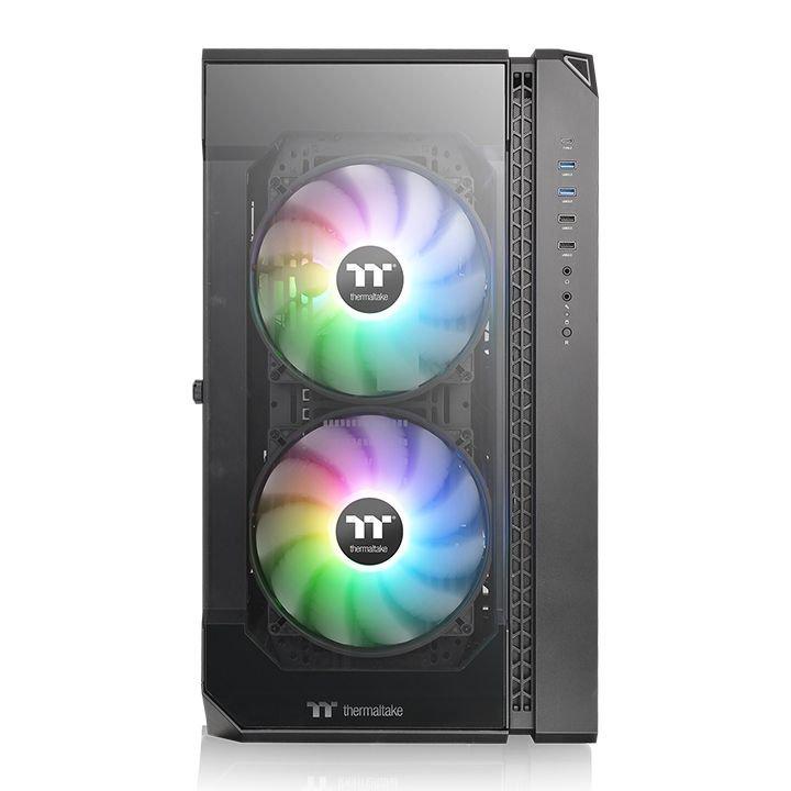 Thermaltake  View 51 TG ARGB Midi Tower Schwarz 