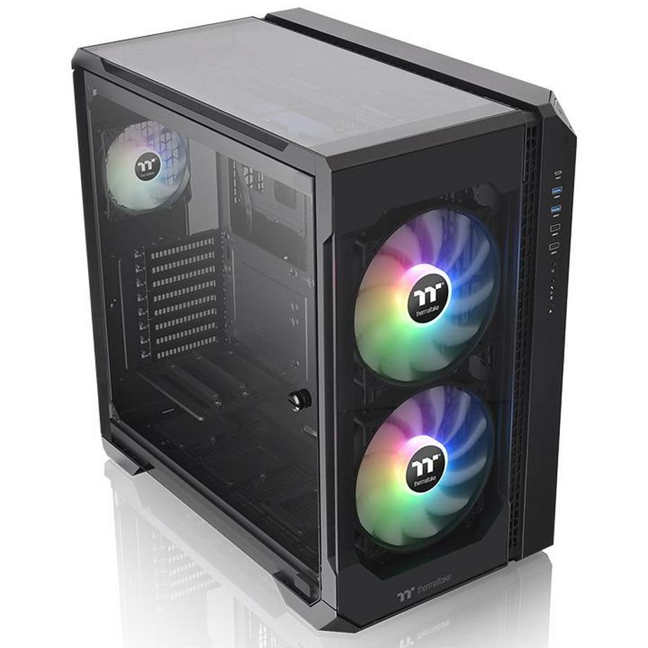 Thermaltake  View 51 TG ARGB Midi Tower Schwarz 