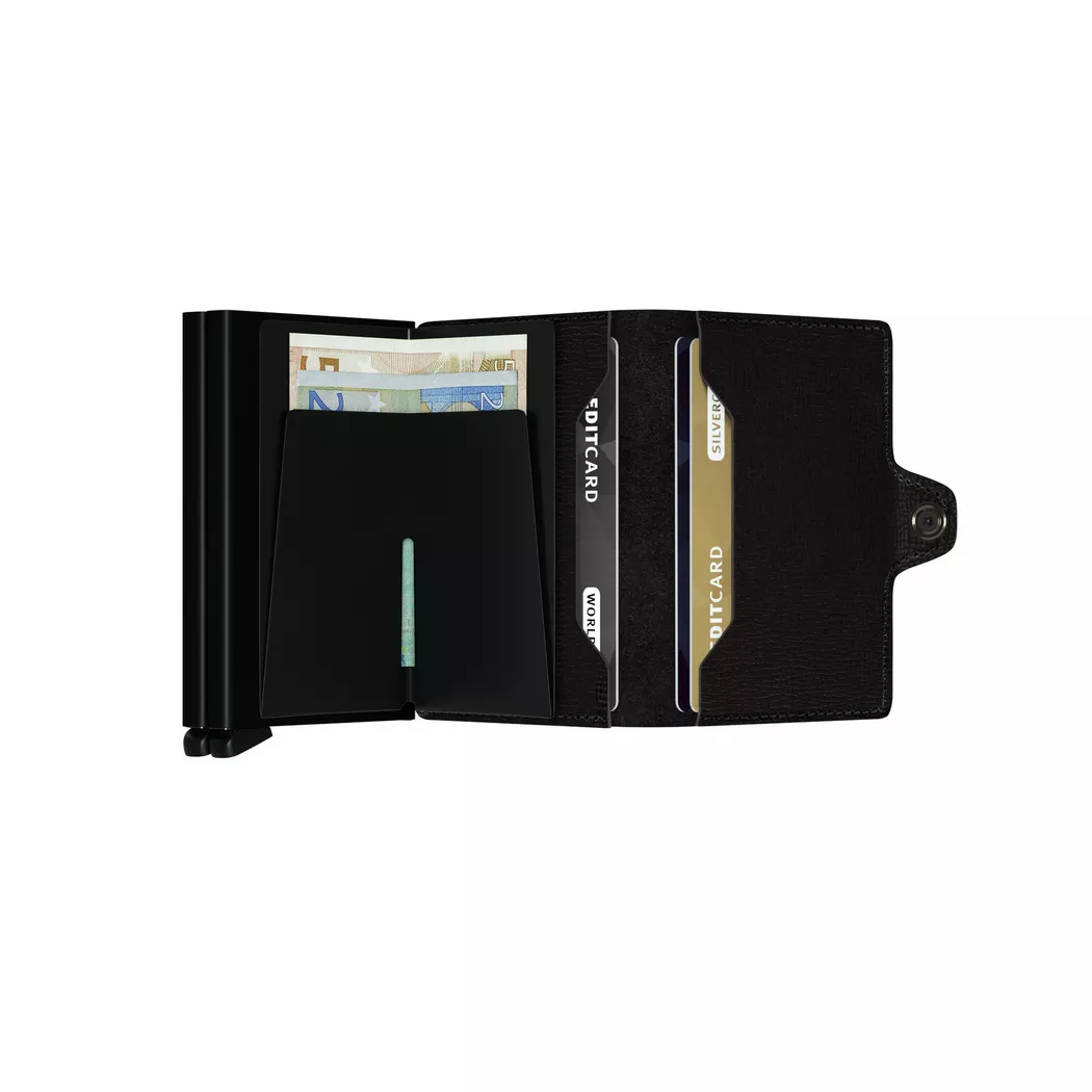 Secrid Twin Wallet - Crisple Black - Black - 764780 - 8718215285496