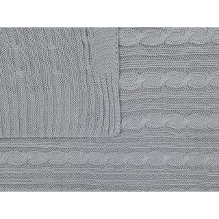 Beliani Anamur Couverture Douillette en Coton Scandinave  