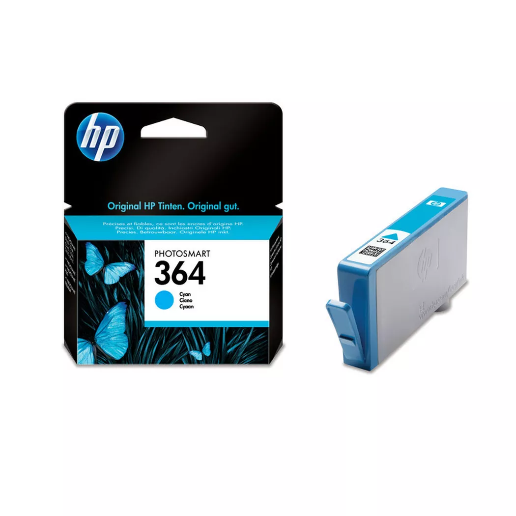 Hewlett-Packard – HP Tintenpatrone 364 cyan CB318EE PhotoSmart D5460 300 Seiten, One Size