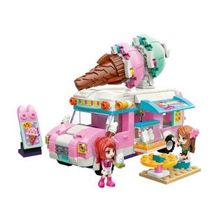 Qman      Cherry Mew Mew Music Festival Eiswagen mit zwei Minifiguren.   100 % kompatibel mit den Klemmbausteinen des Marktführers.                                                                   