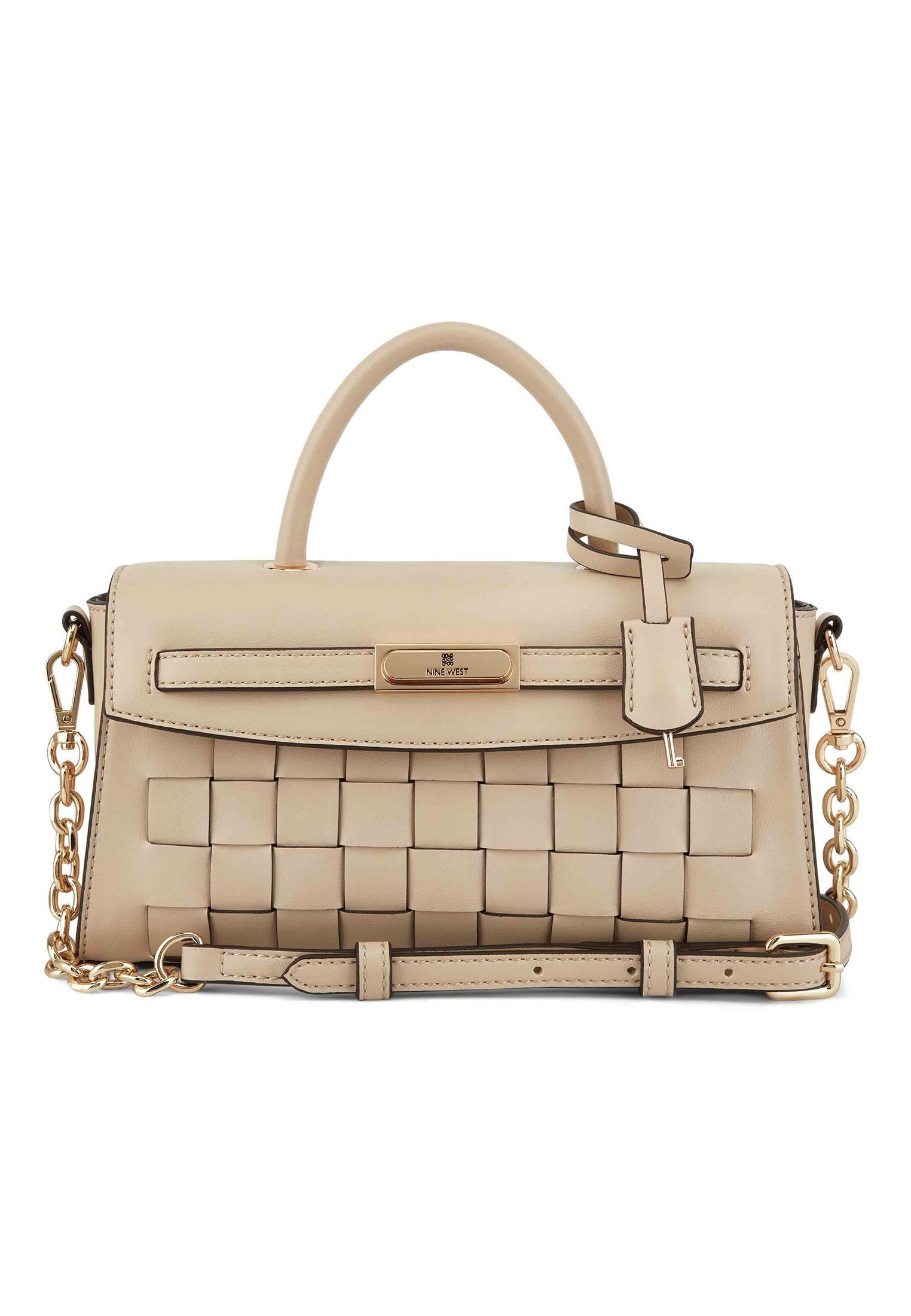 Image of Dax Mini Crossbody Flap Handtasche Damen Beige ONE SIZE