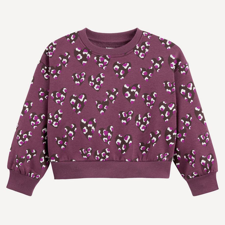 Sweatshirt mit Rundhalsausschnitt aus Molton