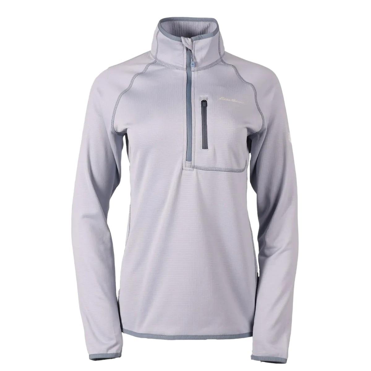 Image of High Route Fleeceoberteil Mit Kurzem Reißverschluss Unisex Hellblau S