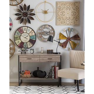 Beliani Wanduhr aus Eisen Modern ZUCHWIL  