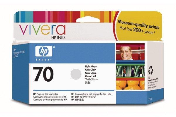 Hewlett-Packard  HP Tintenpatrone 70 light grey C9451A DesignJet Z2100/3100 130ml 