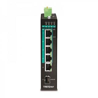 TRENDNET  I-PG541 5-Port Switch PoE+ Industrial Gigabit DIN-Rail 