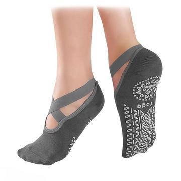 Yoga-Socken im Knöchelmodell - Grau