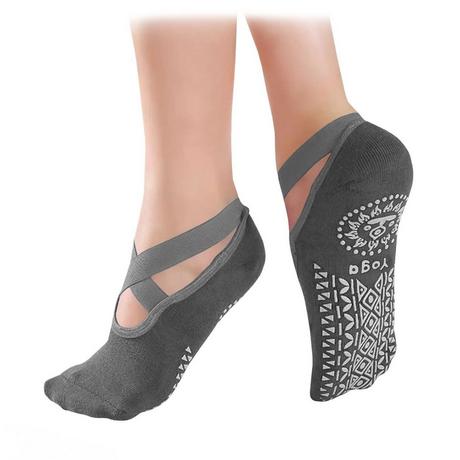 B2X  Yoga-Socken im Knöchelmodell - Grau 