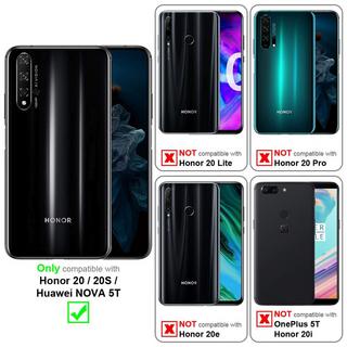 Cadorabo  Housse compatible avec Honor 20 / 20S / Huawei NOVA 5T - Coque de protection en silicone TPU flexible 