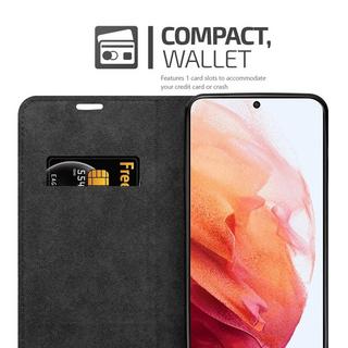 Cadorabo  Housse compatible avec Samsung Galaxy S21 5G - Coque de protection avec fermeture magnétique, fonction de support et compartiment pour carte 