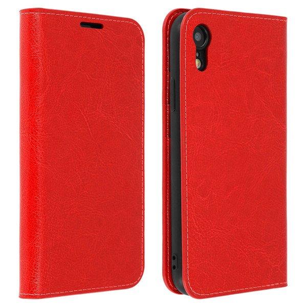 Avizar  Custodia Pelle Rossa iPhone XR 