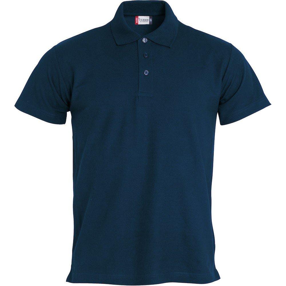 Image of Basic Poloshirt Herren Marine 3XL