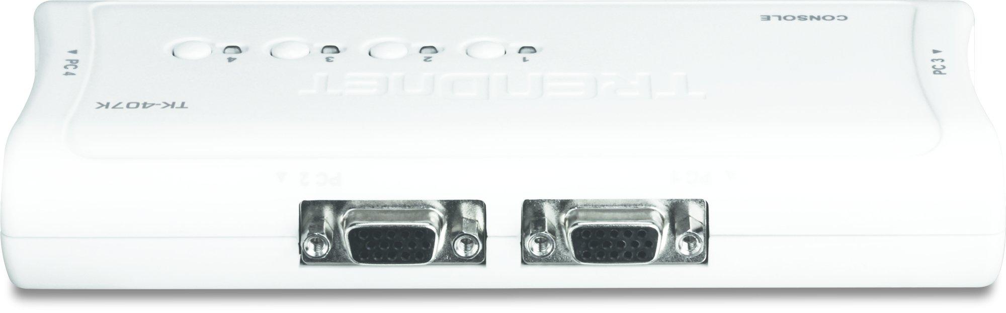 TRENDNET  TK-407K switch per keyboard-video-mouse (kvm) Blu 
