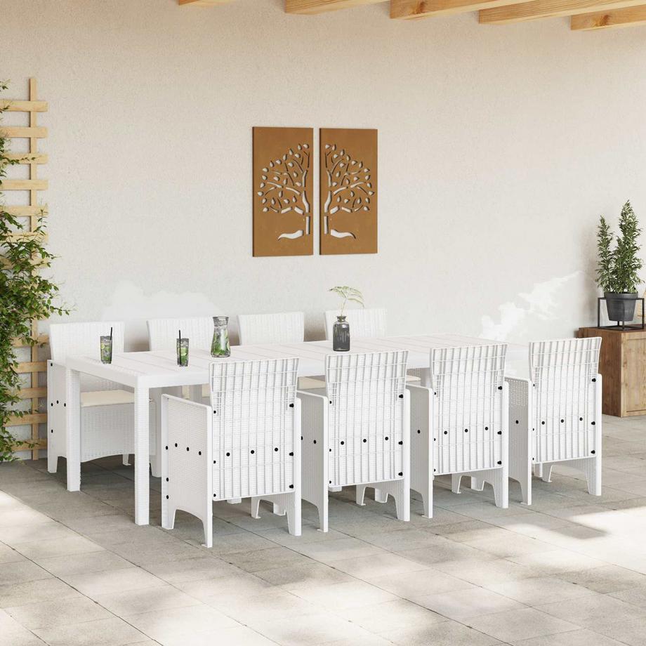 VidaXL Set de repas de jardin polypropylène  