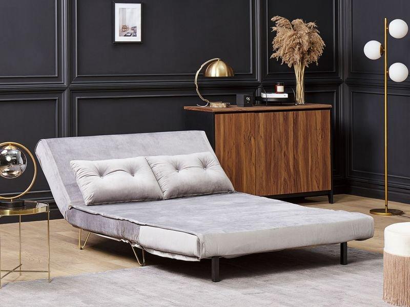 Image of 2 Sitzer Sofa aus Samtstoff Modern VESTFOLD 2 Sitzer Sofa aus Samtstoff Modern VESTFOLD