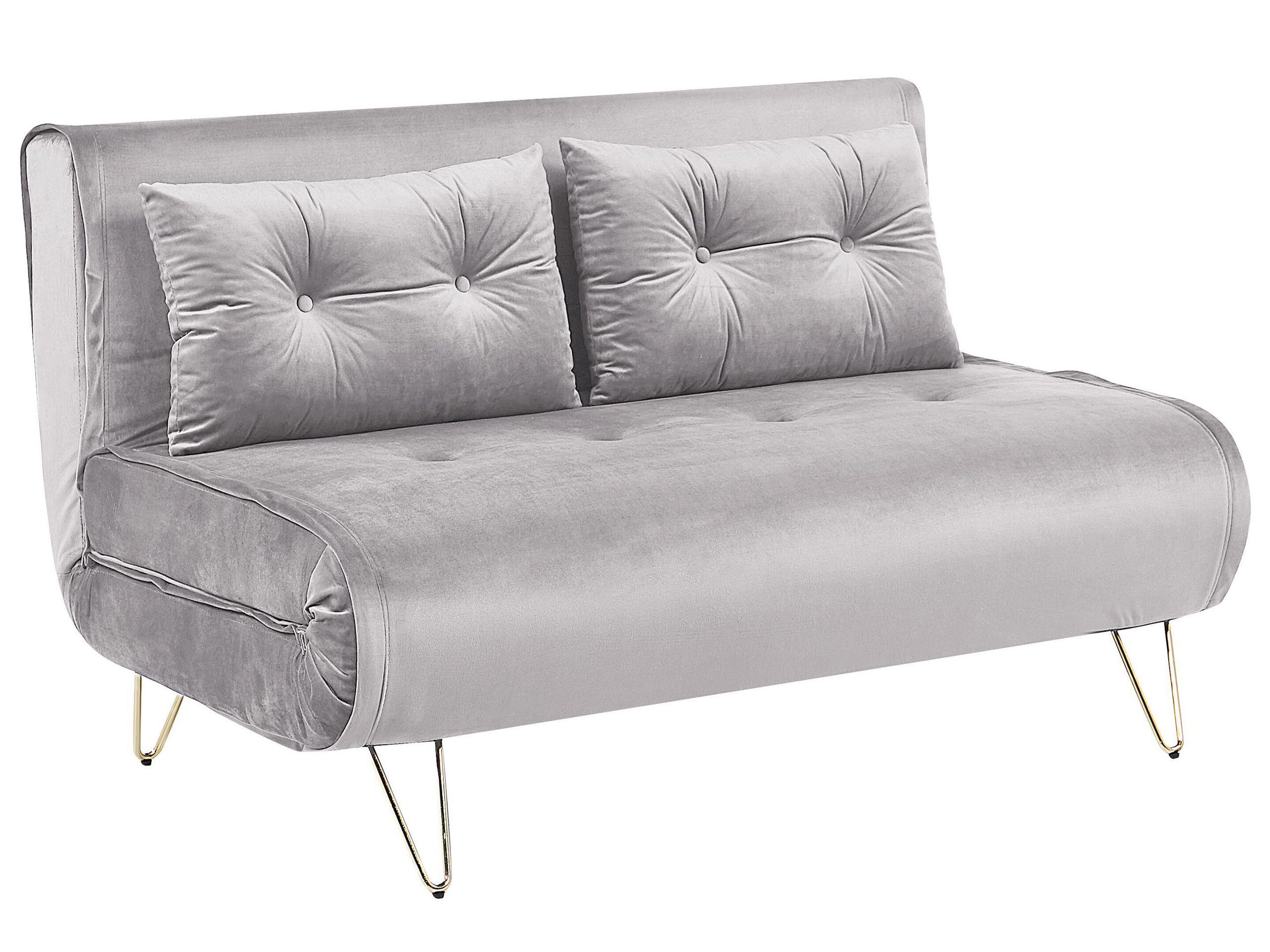 Beliani 2 Sitzer Sofa aus Samtstoff Modern VESTFOLD  