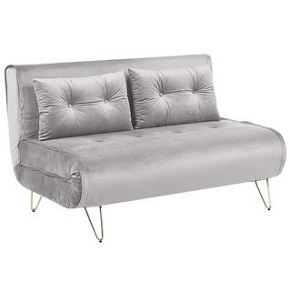 Beliani 2 Sitzer Sofa aus Samtstoff Modern VESTFOLD  