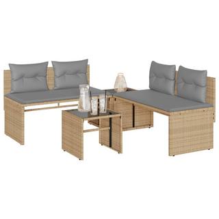 VidaXL Garten sofagarnitur poly-rattan  