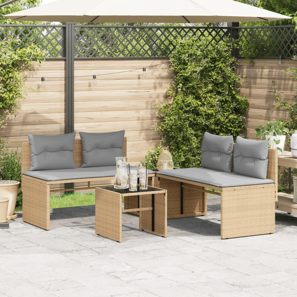 VidaXL Garten sofagarnitur poly-rattan  