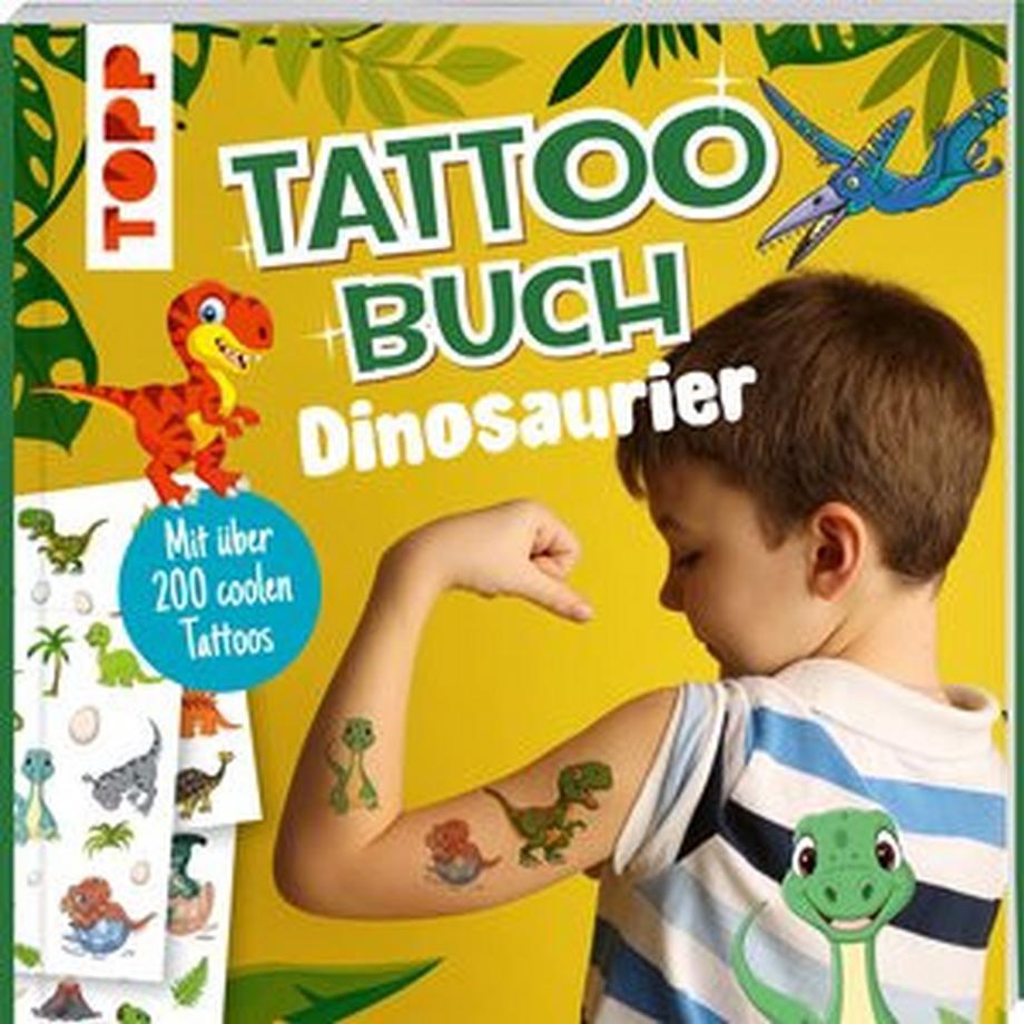 Tattoobuch Dinosaurier frechverlag Copertina rigida 