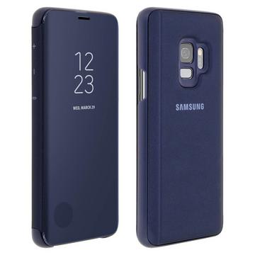 Custodia Clear View Galaxy S9 Blu