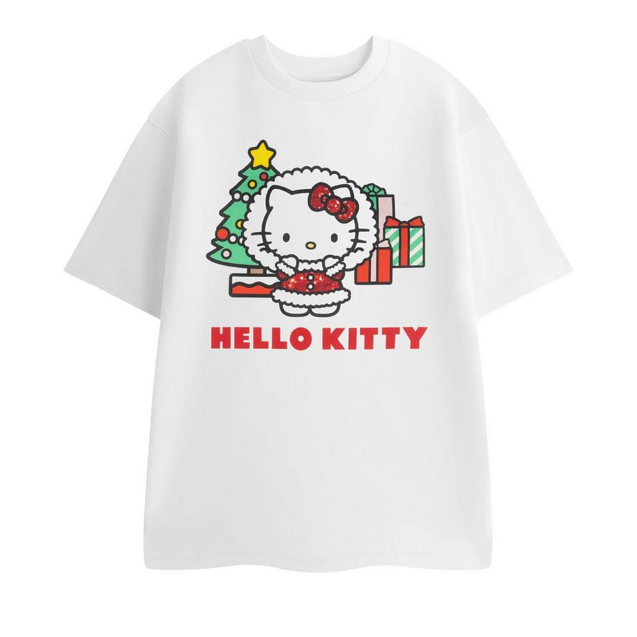 T-Shirt, Weihnachtliches Design, Kurzärmlig