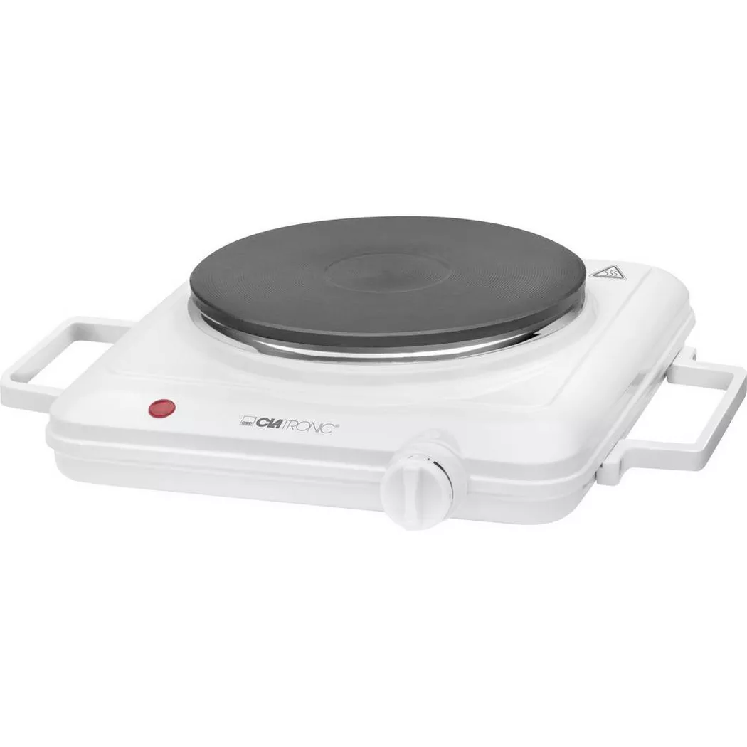 Clatronic - EKP 3405 Einzelkochplatte, Weiss