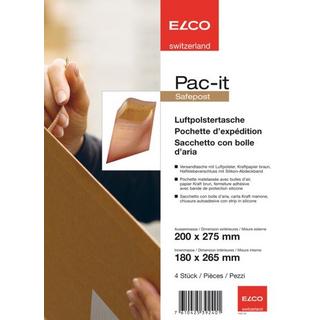 elco ELCO Luftpolstertasche 180x265mm 74551.92 braun 4 Stück  