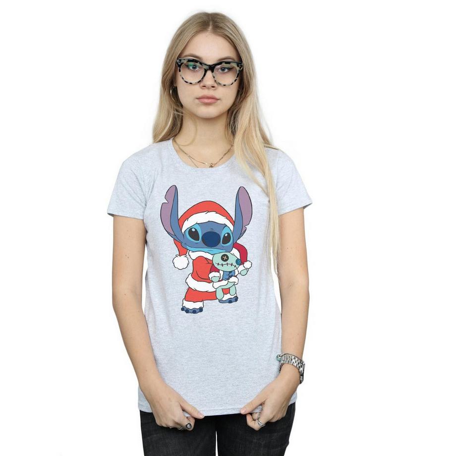 Disney Stitch Weihnachts-Santa Kostüm T-Shirt  