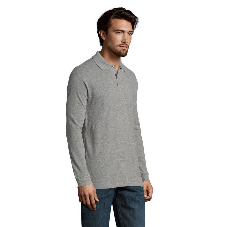 SOLS Star Langärmeliges Poloshirt  