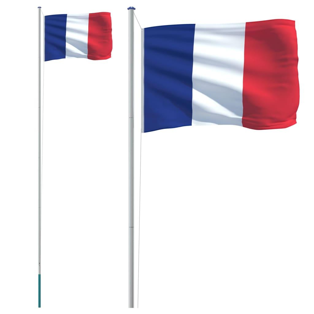 VidaXL  Drapeau français 