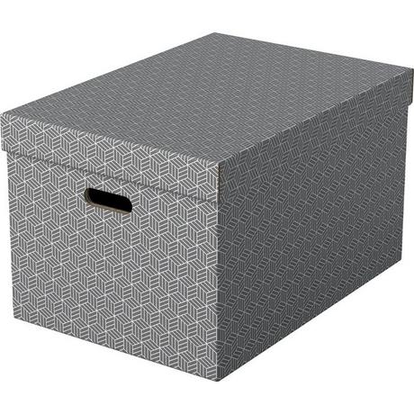 Esselte ESSELTE Aufbewahrungsboxen Home L 628287 510x355x305mm, grau 3 Stk  