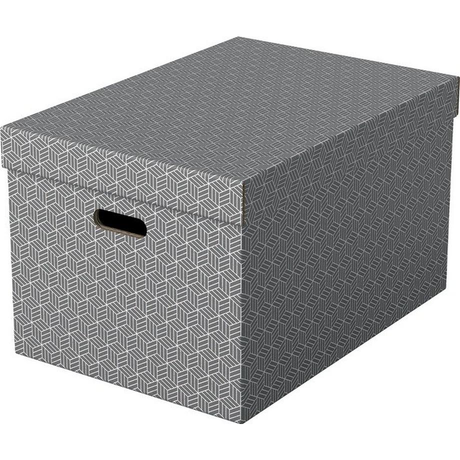 ESSELTE Aufbewahrungsboxen Home L 628287 510x355x305mm, grau 3 Stk