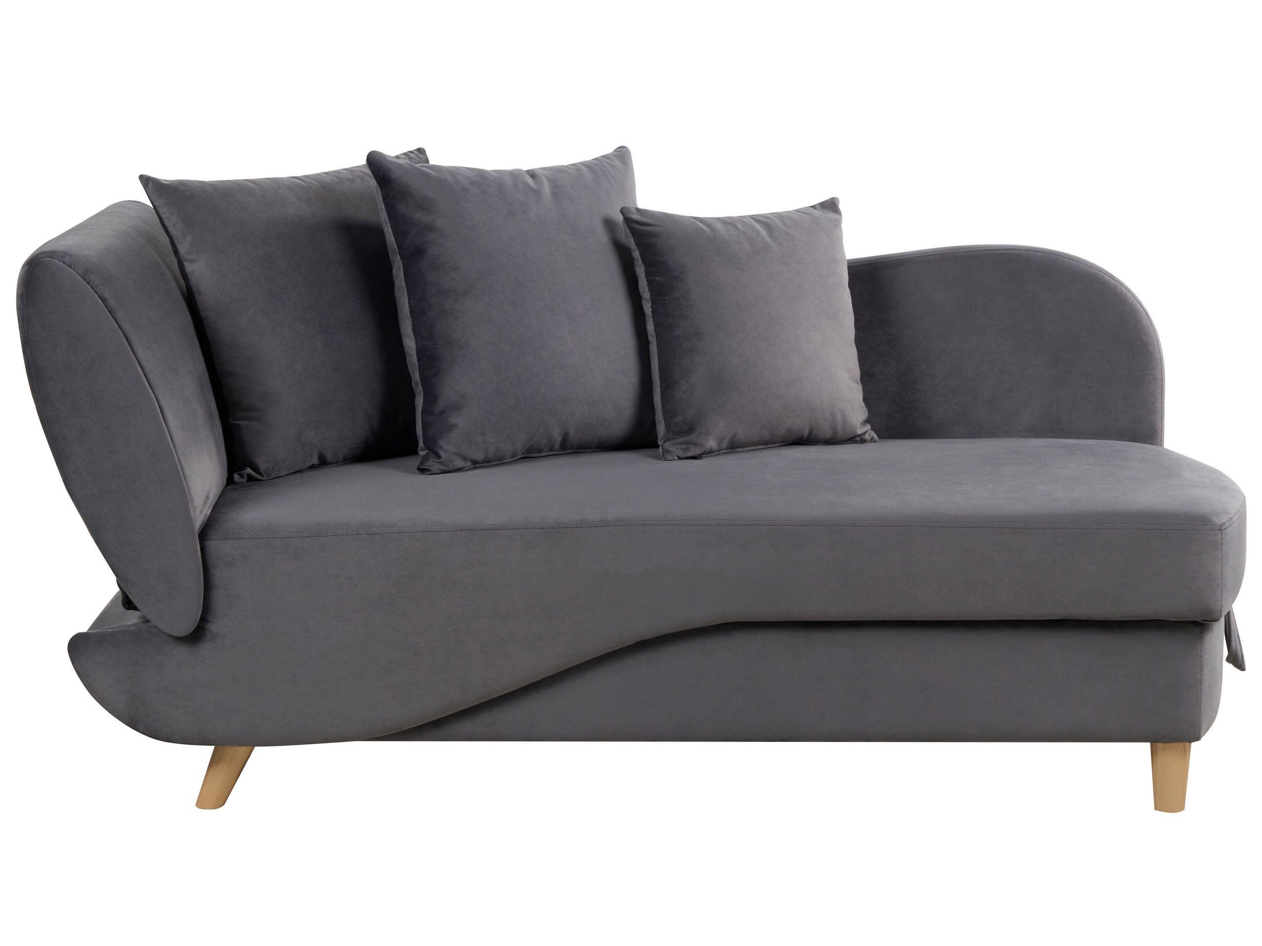 Image of Chaiselongue aus Samtstoff Skandinavisch MERI Chaiselongue aus Samtstoff Skandinavisch MERI
