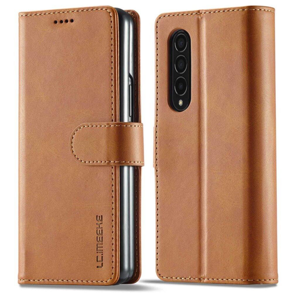 Cover-Discount  Galaxy Z Fold4 5g - Leder Etui Hülle 